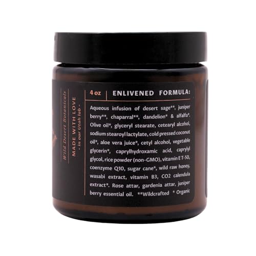 Clarity Awakening Face Cream - Natural Daily Facial Moisturizer with Coenzyme Q10 and Vitamin B3 to Reduce Fine Lines - Hydrating Coconut Oil and Aloe Vera - Skincare for Women and Men (4 oz)