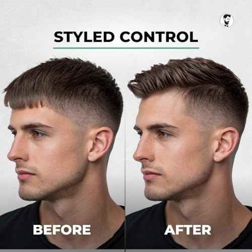 Gentlemen Republic 16oz Refined Hair Gel for Men - Premium Men's Hair Styling Product, 24 Hour High Hold & Shine. No Beeswax, Alcohol, or Parabens, Humidity Resistant