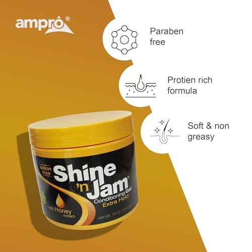Shine 'n Jam Conditioning Gel Extra Hold for Braids, Twists, and Frizz Control