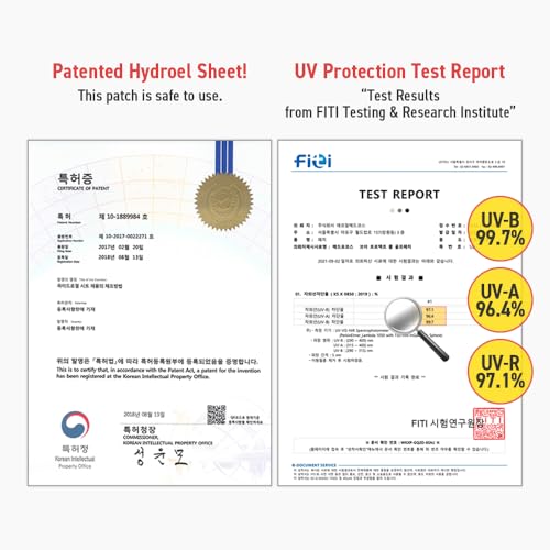 V-Protect Golf Patch ? UV Protection, Hydration & Lifting Face Mask for Outdoor Sports | Korean Skincare Patch for Golf, Hiking, Tennis | 10 Masks (S Size)