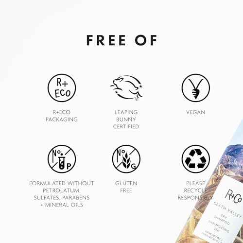 R+Co Death Valley Dry Shampoo For Women | Adds Volume & Body | Vegan, Gluten-Free & No Parabens |
