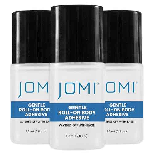 Premium Roll On Body Adhesive for Skin, Fashion Tape, Butt & Clothes Glue, Sweat Resistant, Sock & Wig Adhesive, Residue Free, Made in USA