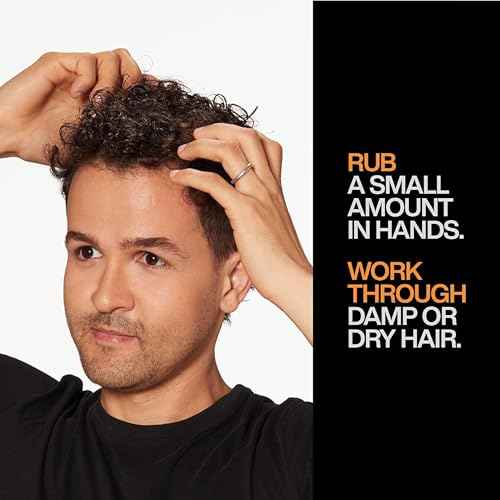 Redken Brews Molding Paste For Men For all Hair Types - High Hold & Maximum Control, Natural and Matte Finish, Sulfate-Free