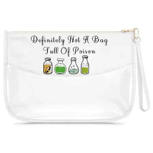 Witchy Gifts for Women Makeup Bag Poison Villains Inspired Gift Evil Queen Adult Present Cosmetic Bag with Zipper Halloween Christmas Birthday Present for Daugher Sister Friend Travel Zipper Pouch