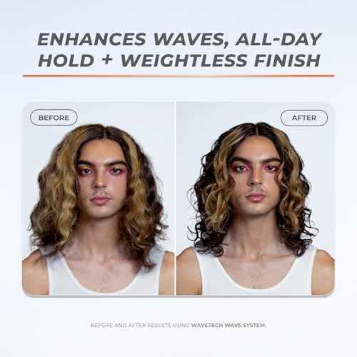 XMONDO Hair Wavetech Wave Foam, Vegan Styling Foam for Wavy Hair with Pro-Vitamin B5 and Nutrients to Hydrate Hair, Enhance Natural Curl Pattern and Fight Frizz, 6.7 Fl. Oz