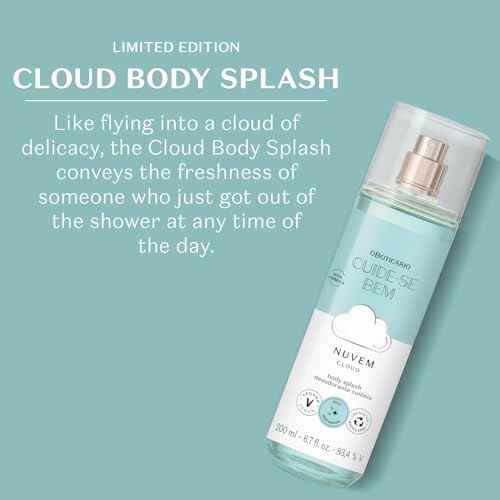 O Botic?rio Cuide-se Bem Cloud Body Splash, Refreshing and Hydrating Fragrance Mist, 6.7 Ounce (200ml)