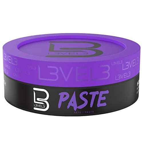 L3 Level 3 Paste - Long-Lasting Hold - Improves Strength and Volume of Hair Protects Against Hair Damage - Level Three Men Styling Product