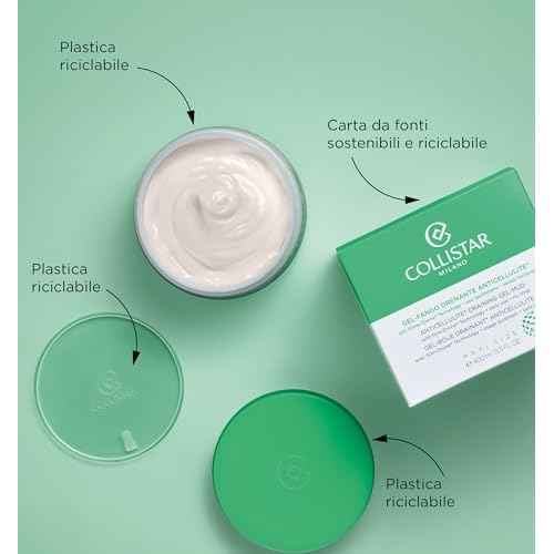 Collistar Gel-mud Draining Anti-cellulite, Unpublished gel-fango texture, has a targeted anti-cellulite, slimming and draining, Contains escin and white mud, Without rinsing, 400 ml