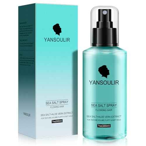 Men's Sea Salt Spray ? Natural Hair Texturizer with Sea Salt, Kelp & Aloe Vera for Added Volume, Texture & Soft Hold ? 7 oz