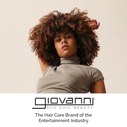 GIOVANNI ECO CHIC 50:50 Balanced Hydrating-Calming Conditioner - Leaves Hair pH Balanced for Over-Processed, Lauryl & Laureth, Sulfate Free, No Parabens, Color Safe - 128 oz