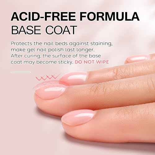 AIMEILI Nutrition Base Coat Soak Off U V LED Hema Free Cruelty Free Vegan Gel Nail Polish
