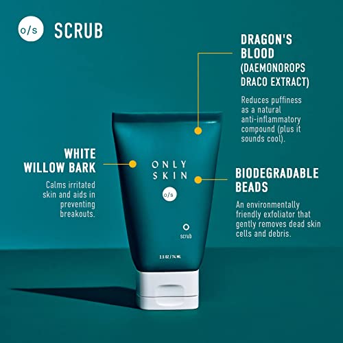 Essential Skin Care Kit, 3-Piece, Face Cleanser, Exfoliating Scrub & Day Cream Moisturizer Gift Set, Back To School Gifts
