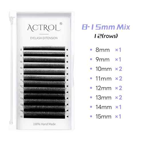 W Lash Extensions 5D Volume 0.07D Curl 8-15mm Mix Easy Fan W-shaped Eyelash Premades Cluster Black YY Lash