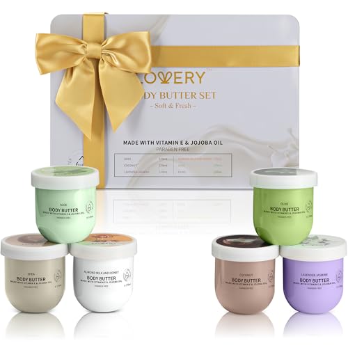 Christmas Gifts for Women - Whipped Body Butter Scented Body Lotion Set 36oz - Skincare Gift Set Self Care Gifts for Women, Shea Butter Lotion Moisturizing Cream, Mom, Grandma Gift Box