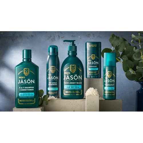 Jason Men's Hydrating 2-in-1 Shampoo and Conditioner, 12 oz