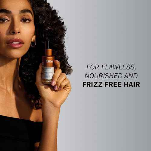 TRUSS Nutri Infusion Hair Oil for Damaged Hair - Hydrating, Anti-Frizz Finishing Oil - Provides Deep Nourishment, Heat Protection and Shine (1 fl oz)