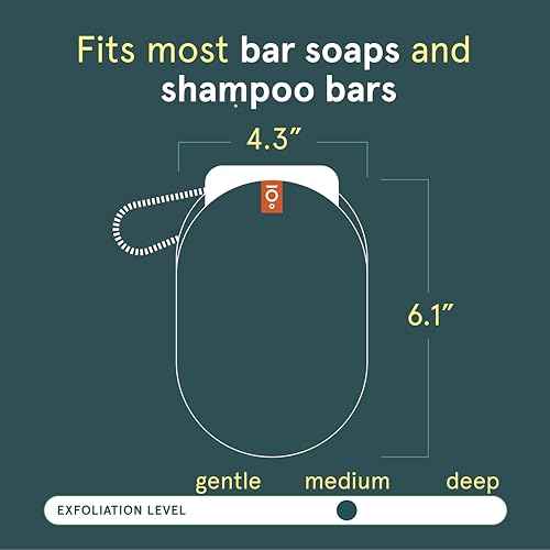 Cleanlogic Men Exfoliating Soap Saver, Sport Exfoliator Scrubber Pouch, Ideal for Post-Workout Cleanse, Daily Skincare Tool for Smooth Clean Skin, 3 Count Value Pack