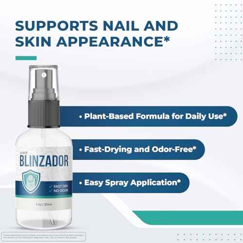 Blinzador ? Natural Spray for Foot & Nail with Plant-Based Ingredients ? Fast-Drying, Odorless, Easy-to-Use | 1oz (30ml), 1 Month Supply