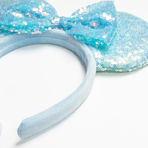 Mouse Ears Headbands Sequin Bow Mouse Ears Glitter Party Decoration Cosplay Halloween Costume for Women