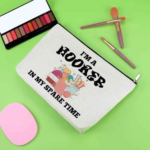 Crochet Gifts for Women Crafting Makeup Bag Funny Gifts for Crochet Lovers Crafter Crocheters Knitters Sewing Lover Cosmetic Bag Knitting Presents Christmas Birthday Present for Friend Makeup Pouch
