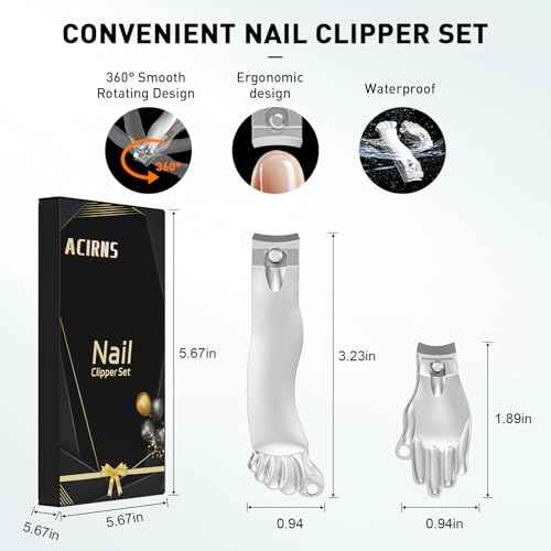 Nail Clippers Set,Gag Gifts Funny,Stocking Stuffers for Adults Men Him,White Elephant Gifts for Adults, Cool Stuff Gadgets for Men Dad Boyfriend Father Husband Friends,Mens Gifts Ideas