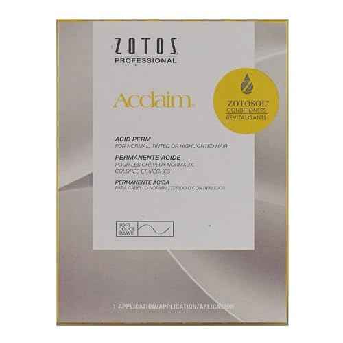 Zotos Professional Acclaim Acid Perm Regular 1 Application (Pack of 4)