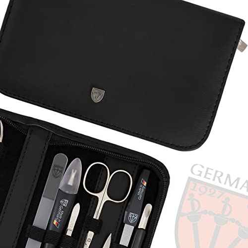 3 Swords Germany ? Manicure Pedicure kit Set with Genuine Leather case - Made in Solingen/Germany