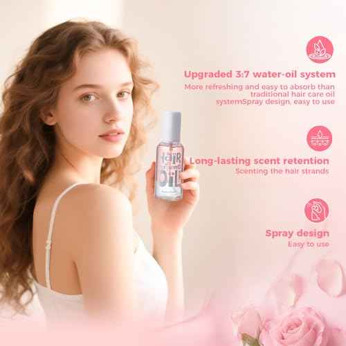 immetee Hair Perfume Oil, Floral Hair Perfume Spray, Long-lasting Fragrance. 100ml (100ml, HYACINTHUS ORIENTALIS)