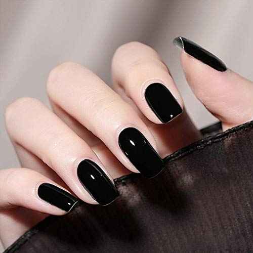 VENALISA 2Pcs 15ml Black White Gel Nail Polish Kit, Nail Gel Polish Set Soak Off UV LED Nail Art Starter Manicure Salon DIY at Home