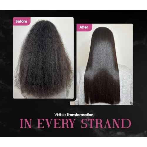 Lazzios Caviar Organic Hair Protein ? Brazilian Straightening Treatment ? Formaldehyde-Free, Anti-Frizz Hair Organic Formula with Hyaluronic Acid, Hydrolyzed Keratin, Caviar Extract ? (120ml)