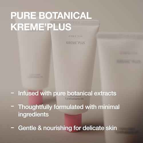 KREME' PLUS ? Organic Korean Daily Night Face Cream with Vitamin C for Sensitive Skin, Hydrating & Nourishing, Fine Line Care, Radiant & Even Skin Tone, Non-Toxic Skincare (2.82 fl oz / 80g)