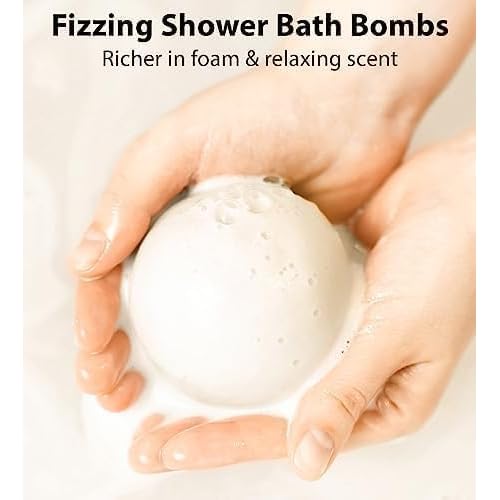 Natural Bath Bombs Luxurious Bath Foam Gift for Dry Skin Hydration Moisturizing Turmeric Arnica Orange Essential Oil Infused for A Blissful Experience