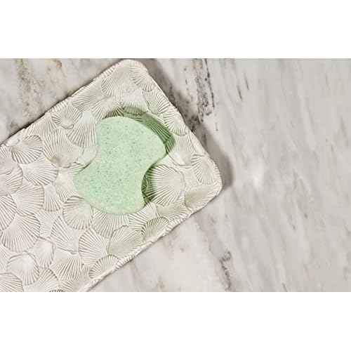 Spongables Pedi Scrub Foot Exfoliating 5+ Wash Sponge, Citron Eucalyptus, 6 Count