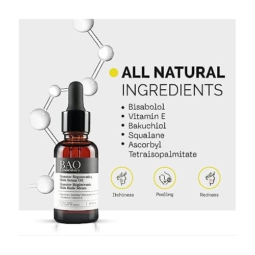 BAO Demeter Regenerating Halo Serum Oil | Bisabolol, Vitamin E, Bakuchiol & Squalane | Facial Serum for Wrinkles, Acne, Dryness & Finelines | Face Serum For All Skin Types (30 ML)