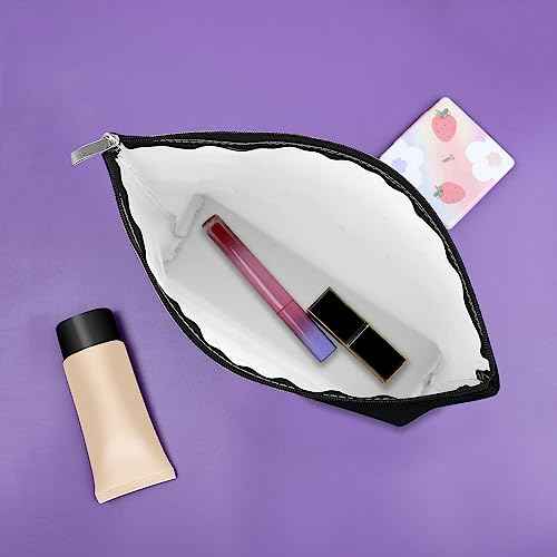 Black Makeup Bag - Clinical Instructor Appreciation Gifts, Cosmetic Bag for Women, Travel Pouch