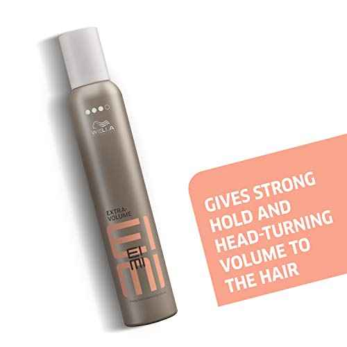Wella Professionals EIMI Extra Volume | Strong Hold Volumizing Hair Styling Mousse | Adds Volume & Body | Heat Protectant | 10.1 Oz