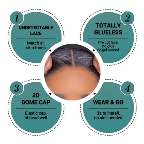 Wear and Go Glueless Wig Human Hair Pre Plucked 4/27 Highlight Water Wave Bob Wig Human Hair Wet and Wavy Wigs Human Hair 4x4 Closure Wig Human Hair for Women 12 Inch