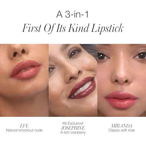 RMS Beauty Legends to Love Kit - Lipstick Set, Lip Tint Makeup Gift Set, Lip Color Gift Ideas, Lip Stain Make Up Kit Beauty Gifts for Teens & Women