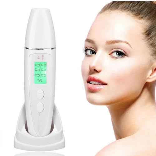 Skin Hydration Tester, Skin Tester, Portable Smart Display Digital Skin Detection Pen Skin Tester Pen Face Care Tool for Girl Women