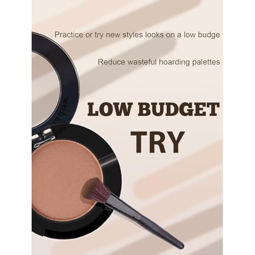 Single Eyeshadow Palette, Matte Plum Eyeshadow, Highly Pigmented Long Lasting Waterproof Eye Shadow Palette Makeup, Sombras Para Ojos, Nature Mini Facial Beauty Makeup Lightweight Gift for Woman 05