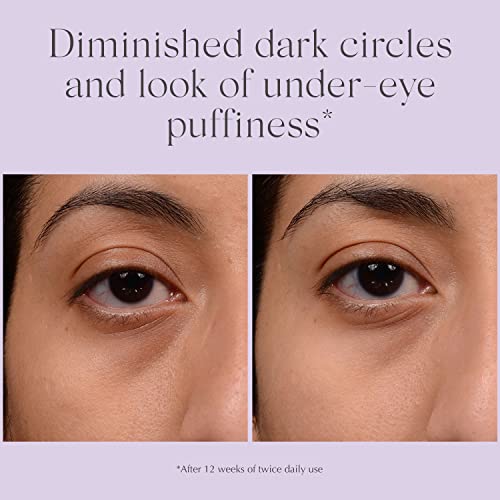 EXUVIANCE Bright Eyes Dark Circle Corrector Hydrating Eye Cream with Algae Extracts, Peptides, Polyhydroxy + Bionic Acids, Fragrance-Free, 15 g.