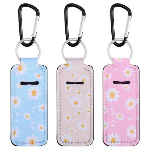 Pengxiaomei Chapsticks Holder Keychain for Lipstick Stocking Stuffers for Women