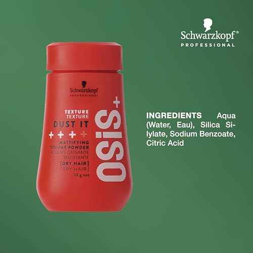 OSiS+ Dust It - Mattifying and Texturizing Volume Powder ? Long-Lasting Hold, Strong Control and Separation for Different Hair Styles