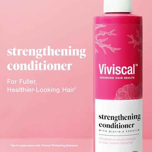 Viviscal Hair Strengthening Conditioner ? Strengthens and Reduces Breakage for Fuller, Healthier Hair ? With Biotin, Keratin and Marine Extracts ? 250ml (8.45 Fl Oz)