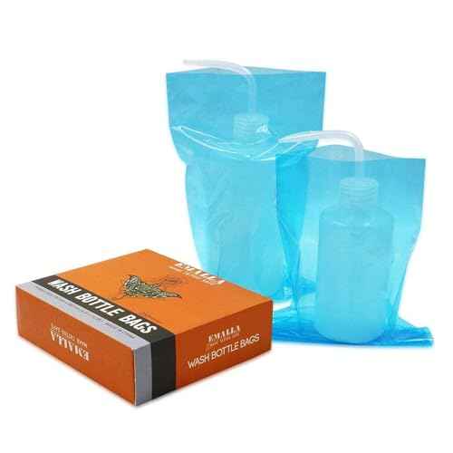 Tattoo Wash Bottle Bags - Beoncall 250pcs/box Wash Bottle Squeeze Covers Sleeves Barrier Supplies for Tattoo Bottle Care Tattoo Cleaning Supplies