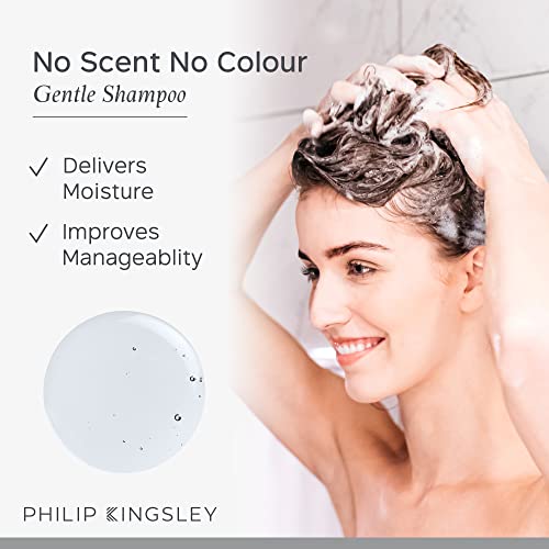 PHILIP KINGSLEY | No Scent No Color Gentle Shampoo | For Sensitive and Delicate Scalps | Sulfate-Free and Fragrance-Free | 33.8oz