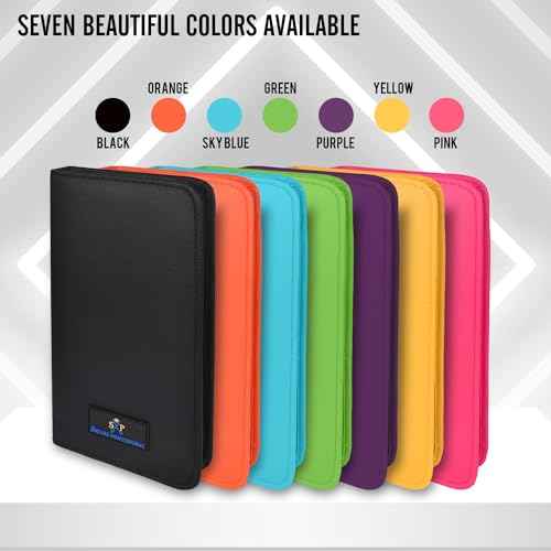Leather 5 Scissor & Shear Storage Case for Hairstylist - Hairdresser -Scissor Holder Perfect for home-saloon use (Pink)
