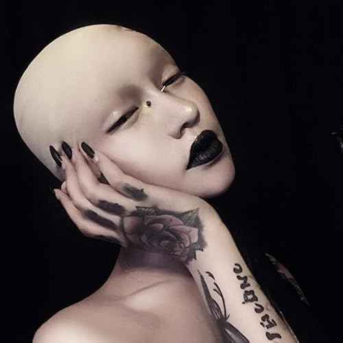 Iceyyyy 6 Piece Bald Cap for Adults - Latex Bald Cap with Head Wig Cap Costume Accessory for Halloween Theme Party Decorations Supplies