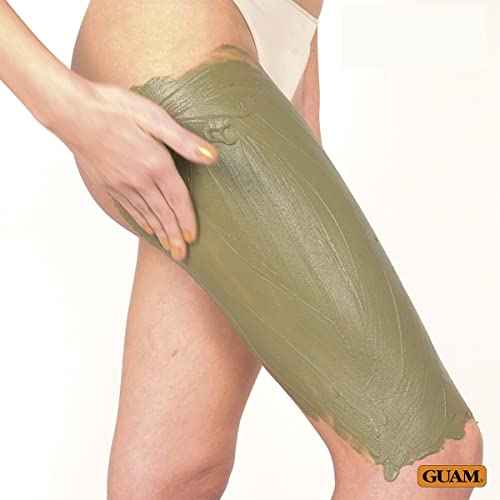 GUAM Anti Cellulite Seaweed Mud Infrared Body Wrap, FAST ACTION Hot Mud Body Mask with Tourmaline FIR, Skin Tightening Lipo Wrap for Cellulite Remover
