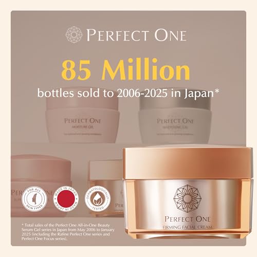 PERFECT ONE Firming Face Cream ? Anti-Aging Collagen Moisturizer with Hyaluronic Acid, Niacinamide, and Squalane for firmer, brighter hydrated skin ? All-in-One Skin Tightening Facial & Eye Cream, 50g